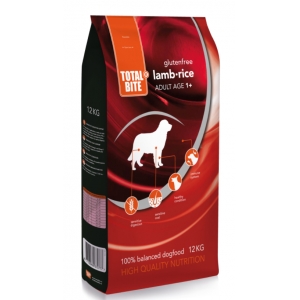 Total Bite Dog Lamb & Rice 12kg