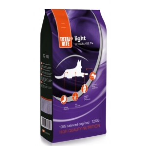 Total Bite Dog Light Senior  12kg