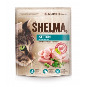 Shelma Grain Free, For kittens rich in fresh turkey 750g