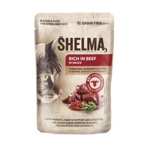 Shelma Beef Fillets with Tomato and Herbs in Sauce 28x85g