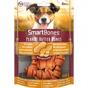 SmartBones Peanut Butter Mini 8tk (128g)