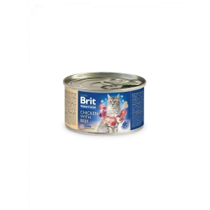 Brit Premium by Nature Chicken with Beef konserv kassidele 200g