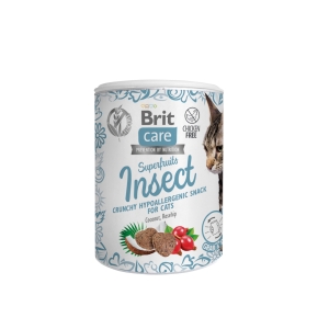 Brit Care Cat Snack SuperFruits Insect hüpoallergeenne kassimaius 100g