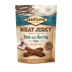 Carnilove Dog Jerky Duck with Herring maius koerale 100g