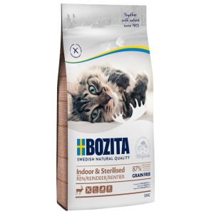 Bozita Indoor & Sterilised Grain Free with Reindeer 10 kg