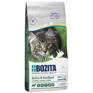 Bozita Cat Active & Sterilised Grain Free with Lamb 2 kg