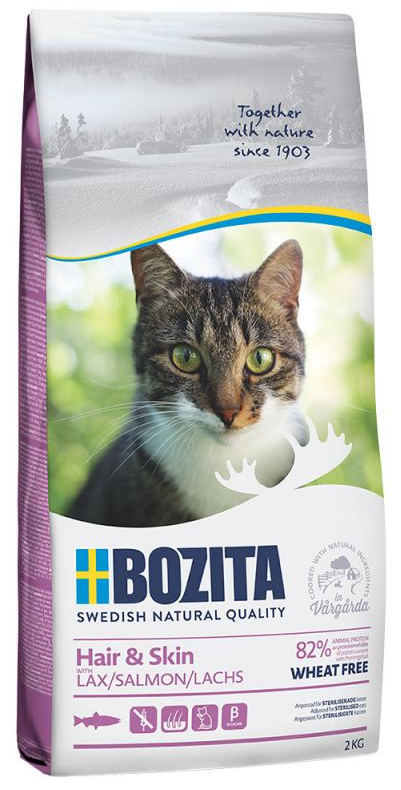 Bozita Cat Wheat Free Hair&Skin with Salmon 2 kg