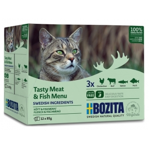 Bozita Multibox Meat&Fish in Jelly 12x85g