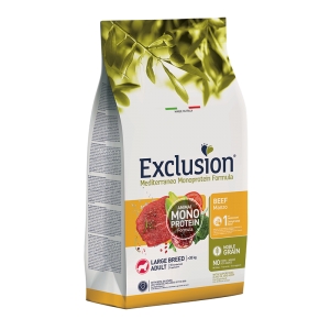 Exclusion Mediterraneo Noble Grain Adult Large Breed with Beef 12kg