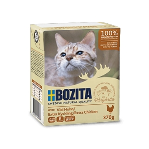 Bozita Cat, Extra Chicken Chunks in Jelly 6x370g