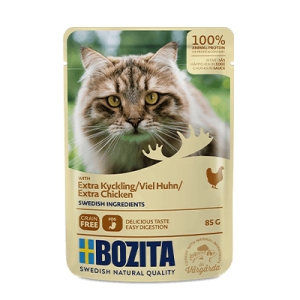 Bozita Cat, extra Chicken Chunks in Sauce 12x85g