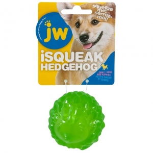 JW Hedgehog Aqueaky pall S, koera mänguasi