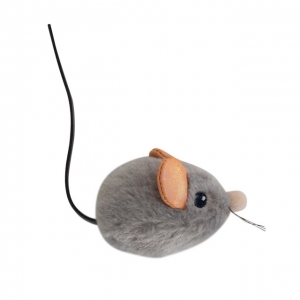 Petstage kassi mänguasi piiks-piiks hiir, hall