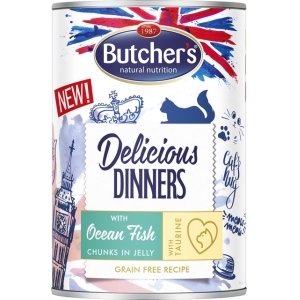 Butcher's kassi konserv Delicious Dinners ookeanikalatükkidega 400g