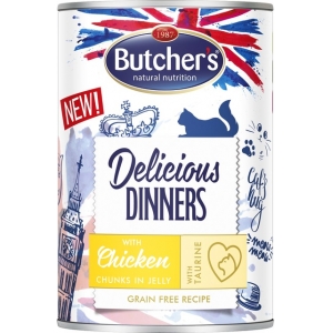 Butcher's kassi konserv Delicious Dinners kanatükkidega 400g