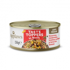 Applaws Taste Toppers konserv koertele kana ja veisemaksaga, 156g