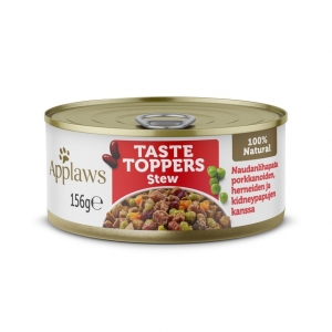 Applaws Taste Toppers konserv koertele,veisehautis köögiviljadega,156g