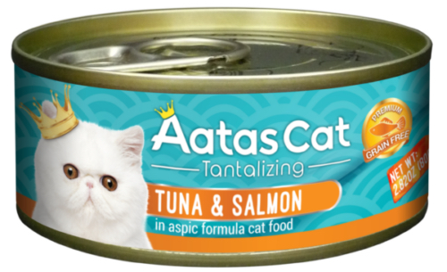 Aatas Cat Tantalizing Tuna & Salmon konserv kassidele 80g