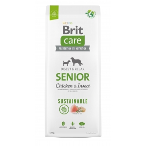 Brit Care Sustainable Senior Chicken&Insect koeratoit 12kg