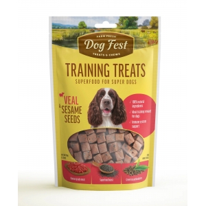 Dog Fest treeningmaius vasikalihast seesamiseemnetega 90g