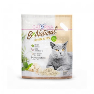 Cat&Rina TOFU BeNatural 100% naturaalne taimekiust klassikaline kassiliiv 10L