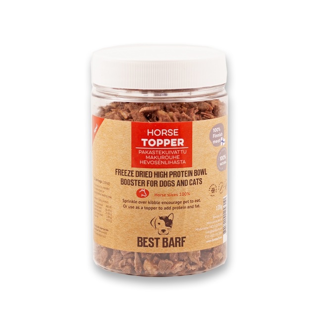 Best Barf külmkuivatatud maius, hobuseliha topper 120 g