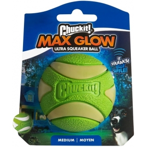 Chuckit Max Glow Ultra pall koertele, roheline