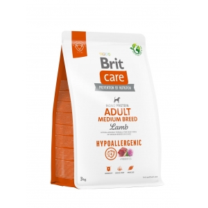 Brit Care Hypoallergenic Adult Medium Breed Lamb koeratoit 3kg