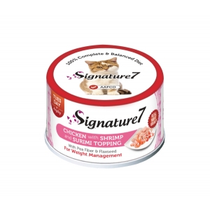 Signature7 Chicken with Shrimp and Surimi konserv kassidele 70g