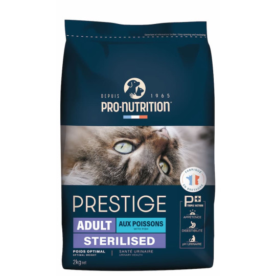 Pro-Nutrition Prestige Adult Sterilised with fish 2kg