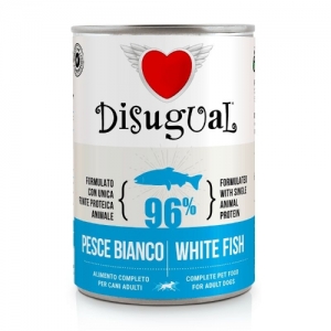 Disugual консервы для собак с белой рыбой 400г