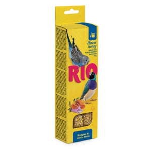 Лакомство Rio палочки с медом для волнистых попугайчиков и экзотических птиц 2х40г