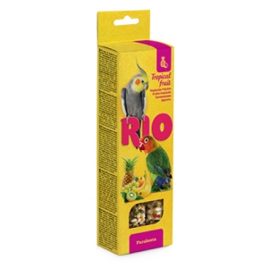 Лакомство Rio Палочки с тропическими фруктами для попугаев 2х75г