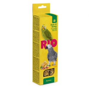 Лакомство Rio в палочках с орехами и медом для всех видов птиц 2х90г