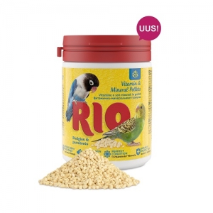 Rio витаминно-минеральные таблетки для волнистых попугайчиков и мелких попугаев 120г