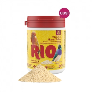 Rio витаминно-минеральные таблетки для канареек, экзотических и других мелких птиц 120г