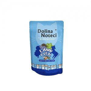 Dolina Noteci Superfood lamba ja vasikaga kassikonserv 85g