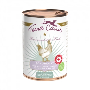 Terra Canis FIRST AID натуральная поддержка пищеварения консервы для собак с курицей 400г