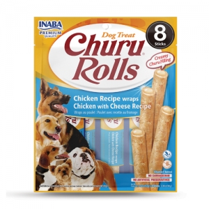 Churu Rolls Kana rullid juustuga maiustus koertele 8x12g