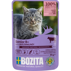 Bozita Pouch Senior 8+ Beef in sauce 12x85g