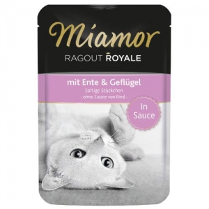 Miamor Ragout part ja linnuliha kastmes kassile 100g