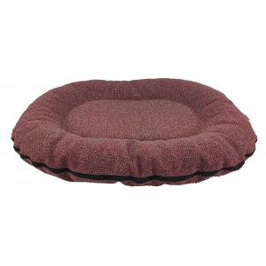 Cazo Oval Bed Luna punane pesa koertele 90x120x16cm