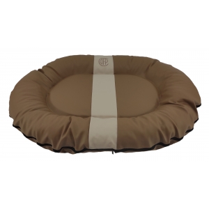 Cazo Oval Bed Oslo latte tooni pesa koertele 105x140x17cm