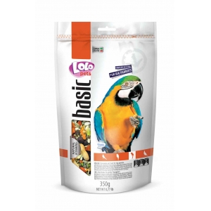 LoLo Pets Foody täissööt suurtele papagoidele 350g