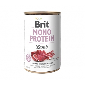 Brit Mono Protein Lamb konserv koertele 400g
