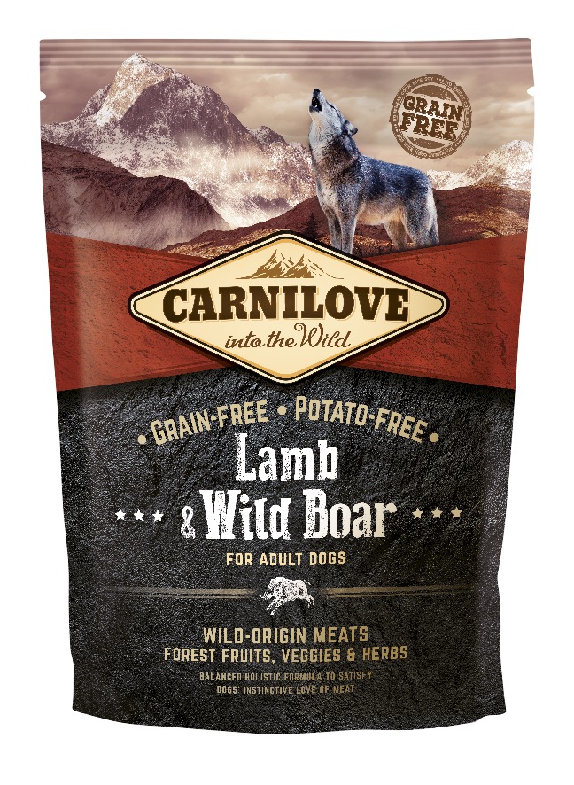 Carnilove Lamb &Wild Boar for Adult koeratoit 1,5 kg