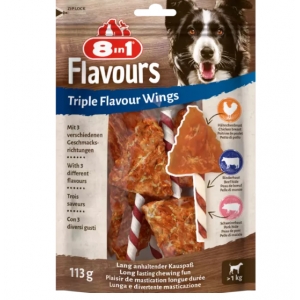 8in1 TRIPLE FLAVOUR närimiskont wings 4 tk