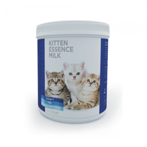 Kitten essence milk 200 g - emapiimaasendaja vastsündinud kassipoegadele.