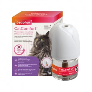 Beaphar Cat Comfort difuusor ja täitepudel kassile 48ml (feromoonidel põhinev rahusti)
