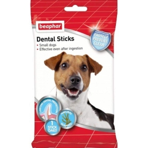 Beaphar Dental Sticks Small N7/112g närimispulgad koertele kaaluga 5-10 kg